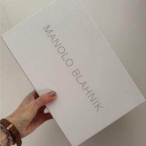 Manolo Blahnik White Shoe Box